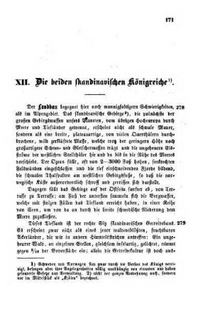 XII. Die beiden skandinavischen Königreiche