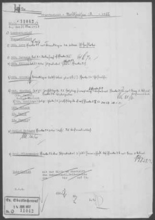 Waldhausen (Lorch): Visitationsbericht ("Bemerkungen des Visitators") mit Pfarrbericht 1956