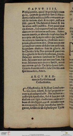 Epistola Pavli ad Colossenses