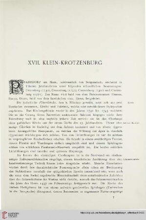 ⟦Klein-Krotzenburg⟧