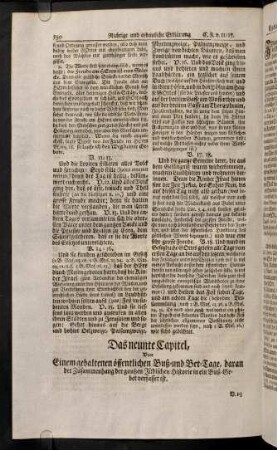 590-600, Das neunte - zwoelfte Capitel