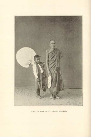 A sayah with an attendant scholar