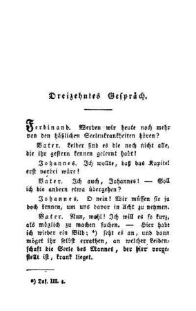 Dreizehntes Gespräch