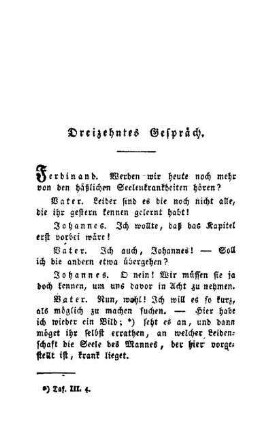 Dreizehntes Gespräch