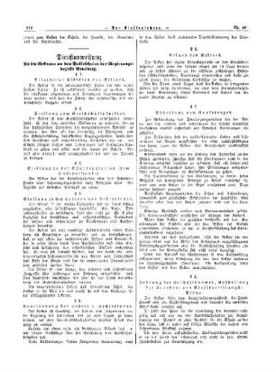 Dienstanweisung für die Rektoren an den Volksschulen des Regierungsbezirks Arnsberg