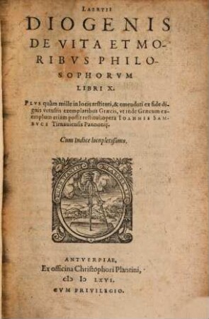 De vita et moribus philosophorum libri X