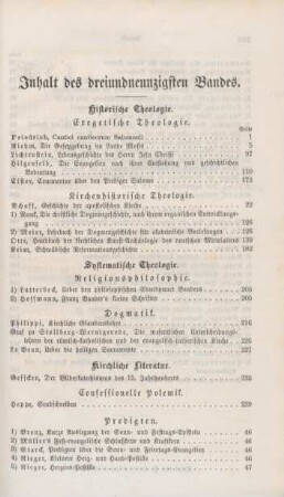 261-262 Inhaltsverzeichnis