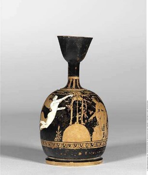 Attisch rotfigurige Bauchlekythos