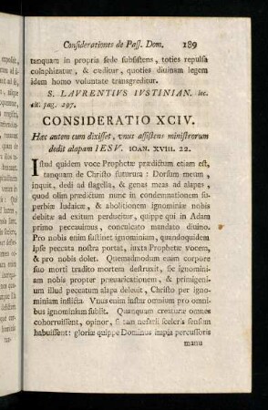 189-200, Consideratio XCIV - XCVIII