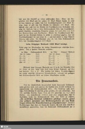 Die Frauenarbeit