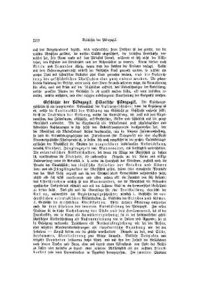 Geschichte der Pädagogik. Historische Pädagogik