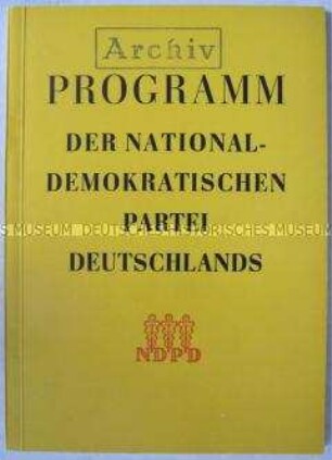 Flugblatt zur Anleitung von Agrarpropagandisten der Nationalen Front