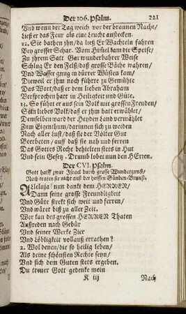 Der CVI. Psalm. - Der CXX. Psalm.