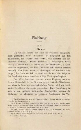 Der strafbare Bankbruch in historisch-dogmatischer Entwicklung : mit besonderer Berücksichtigung der Schuldfrage ; historischer Teil