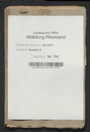 Von der jülich-bergischen Regierung zu Kaiserswerth beabsichtigte Anlage einer fliegenden Brücke zu Kaiserswerth