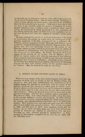 31, 3. [6.] Mission to the Western coast of India
