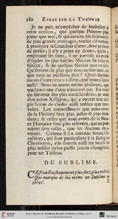 Du sublime