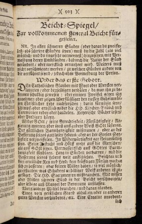 503-518, Beicht-Spiegel - Mittel wider das unmässige Sauffen.