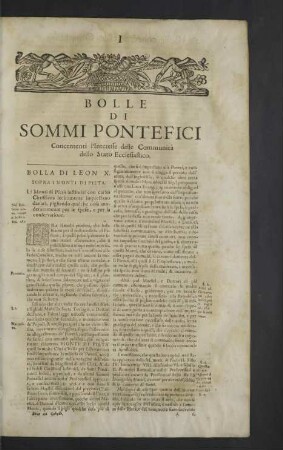 Bolle di sommi pontefici
