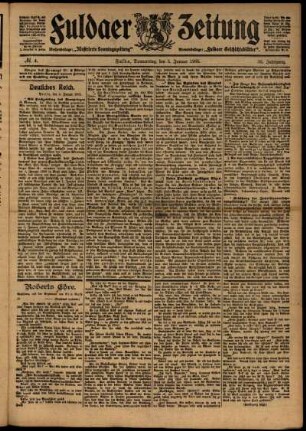 Ausgabe vom Donnerstag, den 05. Januar 1905.