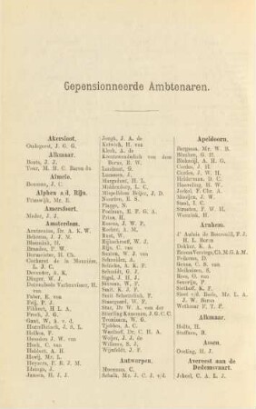 Gepensionneerde ambtenaren