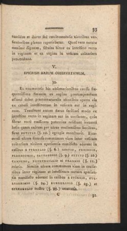 V. Epicrisis Harum Observationum.