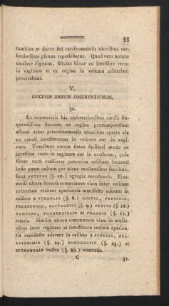 V. Epicrisis Harum Observationum.