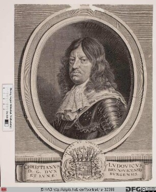 Bildnis Christian Ludwig, Herzog zu Braunschweig-Lüneburg-L. (reg. 1641-65)