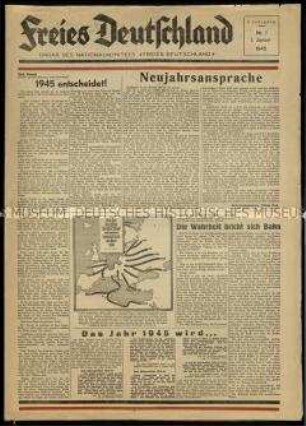 Zeitung, Freies Deutschland. 3. Jahrgang 1945