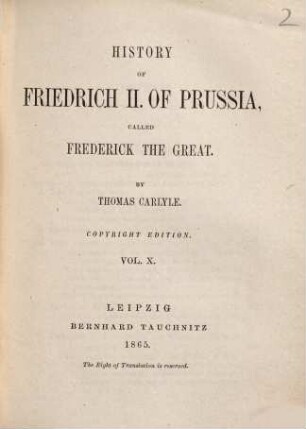 History of Friedrich II. of Prussia, called Frederick the Great, 10