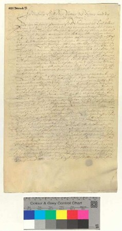 Testament des Bürgers Cord Albers, besiegelt und unterschrieben von den Ratsmannen Melbeck und Büsche.