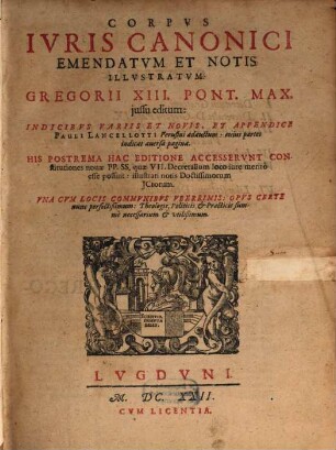 Corpus iuris canonici