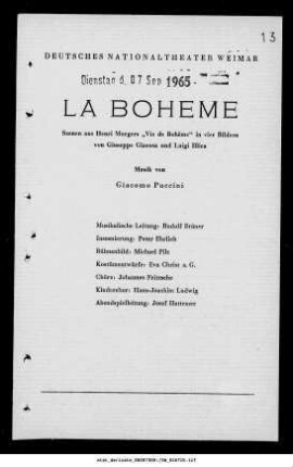 La Boheme
