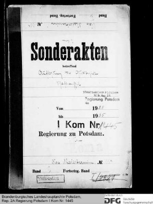 Auflösung der Gutsbezirke im Kreis Niederbarnim