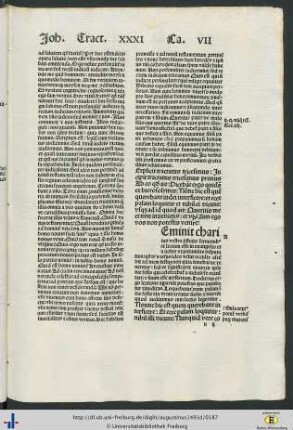 Johannis tractatus XXXI-XL