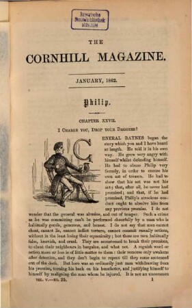 The Cornhill magazine, 5,1. 1862