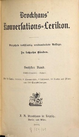 Brockhaus' Konversations-Lexikon : in sechzehn Bänden, 6