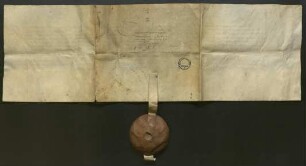 Gesamtaufnahme mit Siegel (Rückseite)