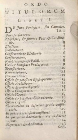 Ordo Titulorum