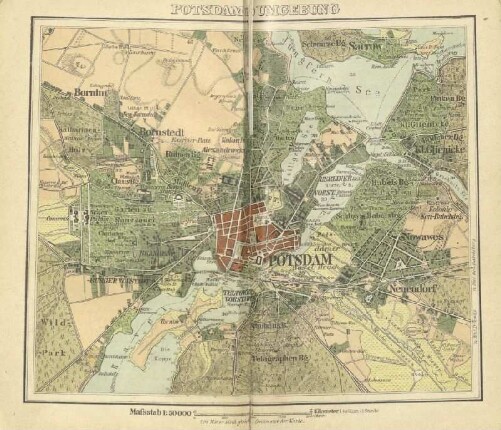 Karte: Potsdam und Umgebung