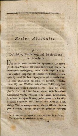 Versuch einer Abhandlung über die Apoplexie ...