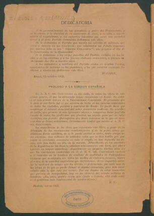 Prólogo a la edición española