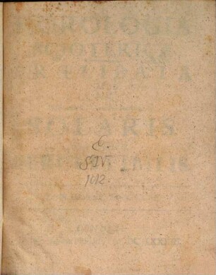 Horologia scioterica praelibata ad delineandum sciotericon declinationis solaris