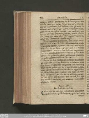 Cap. IV. De Iudiciis curiatis.