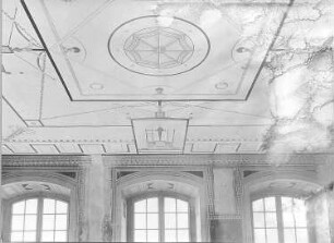 Erdgeschoß. Raumfassung Buchmuseum, Saal für Sonderausstellungen (südlicher Ecksaal)