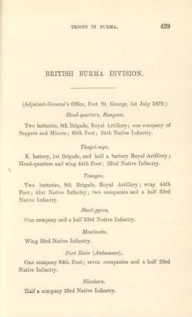 British Burma Division