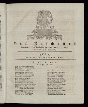 No. 3 - 5. Januar 1822