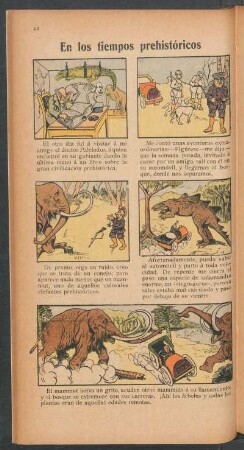 En los tiempos prehistóricos - [Cómic]