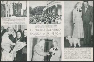 El pueblo argentino saluda a Eva Perón