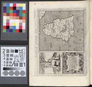 Geographiae Cl. Ptolemaei : continens praeter antiquas ipsius Ptol. recentiores etaim Tabulas, quae Universae terrae faciem nostro aevo cognitam exhibent, 28. Tabula Asiae XII